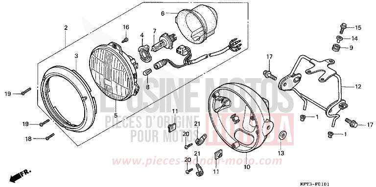 PROJECTEUR (2) de City Fly FRIGHT GREEN (G168E) de 1998